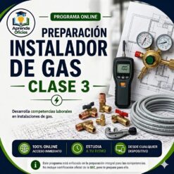 Preparación Instalador de Gas Clase 3