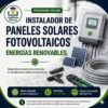 Instalador de Paneles Solares Fotovoltaicos