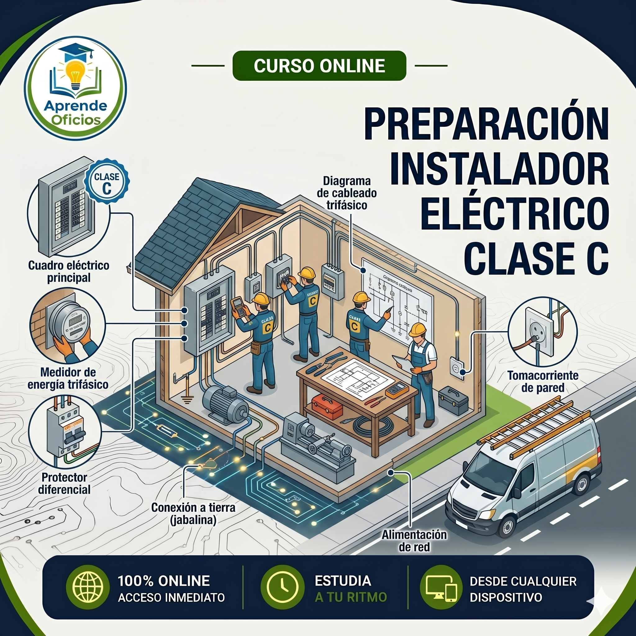 Preparación Instalador Eléctrico Clase C