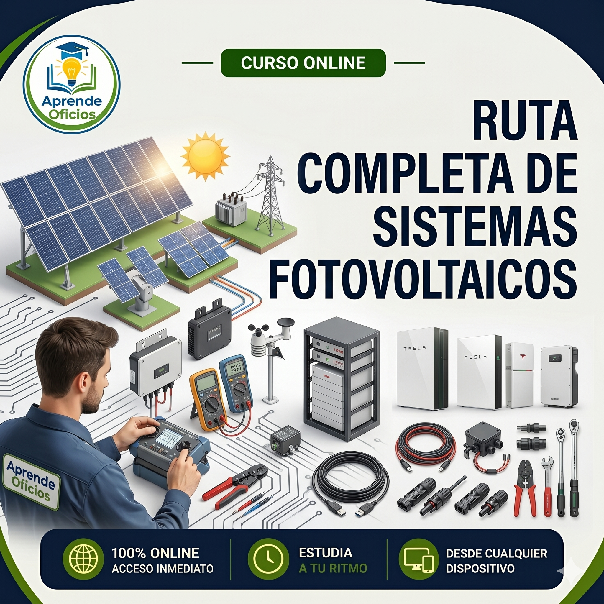 Oferta de Formación en Sistemas Fotovoltaicos
