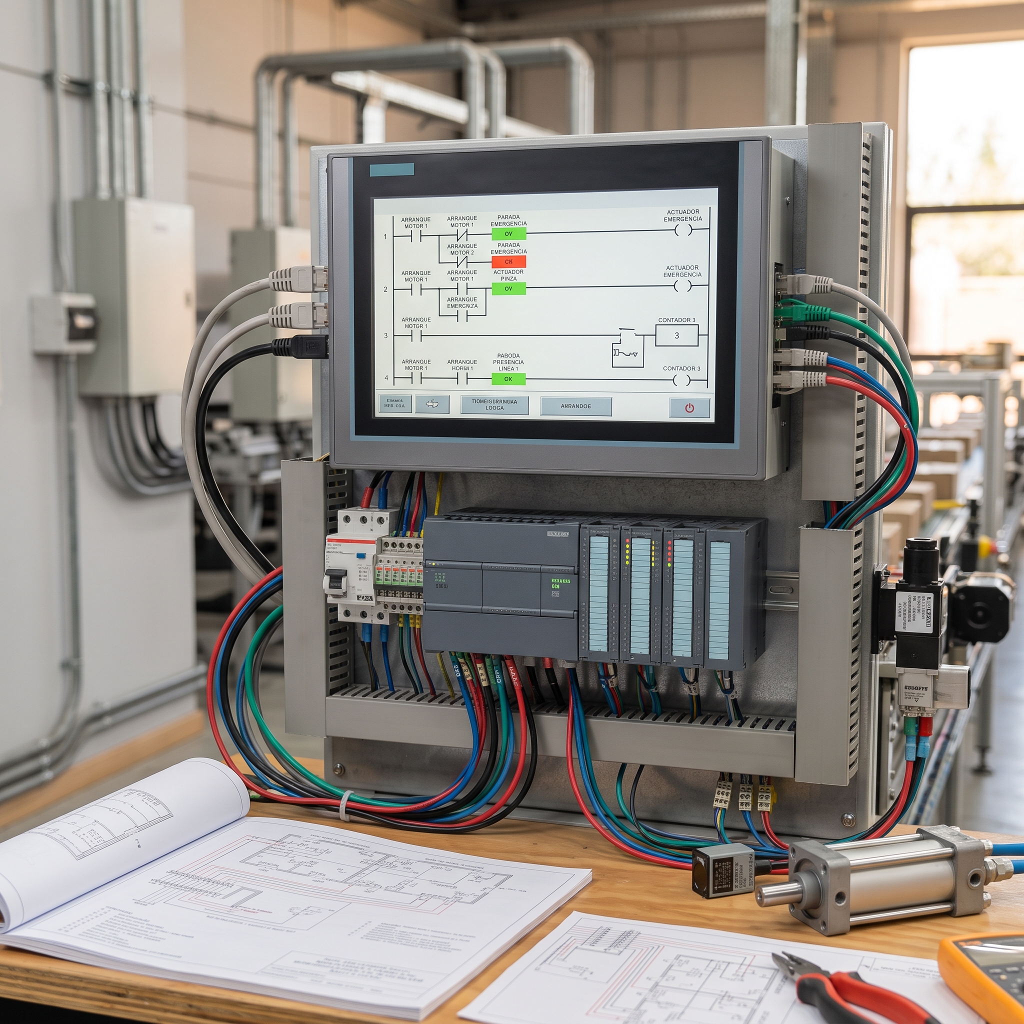 Programación de PLC y Sistemas HMI