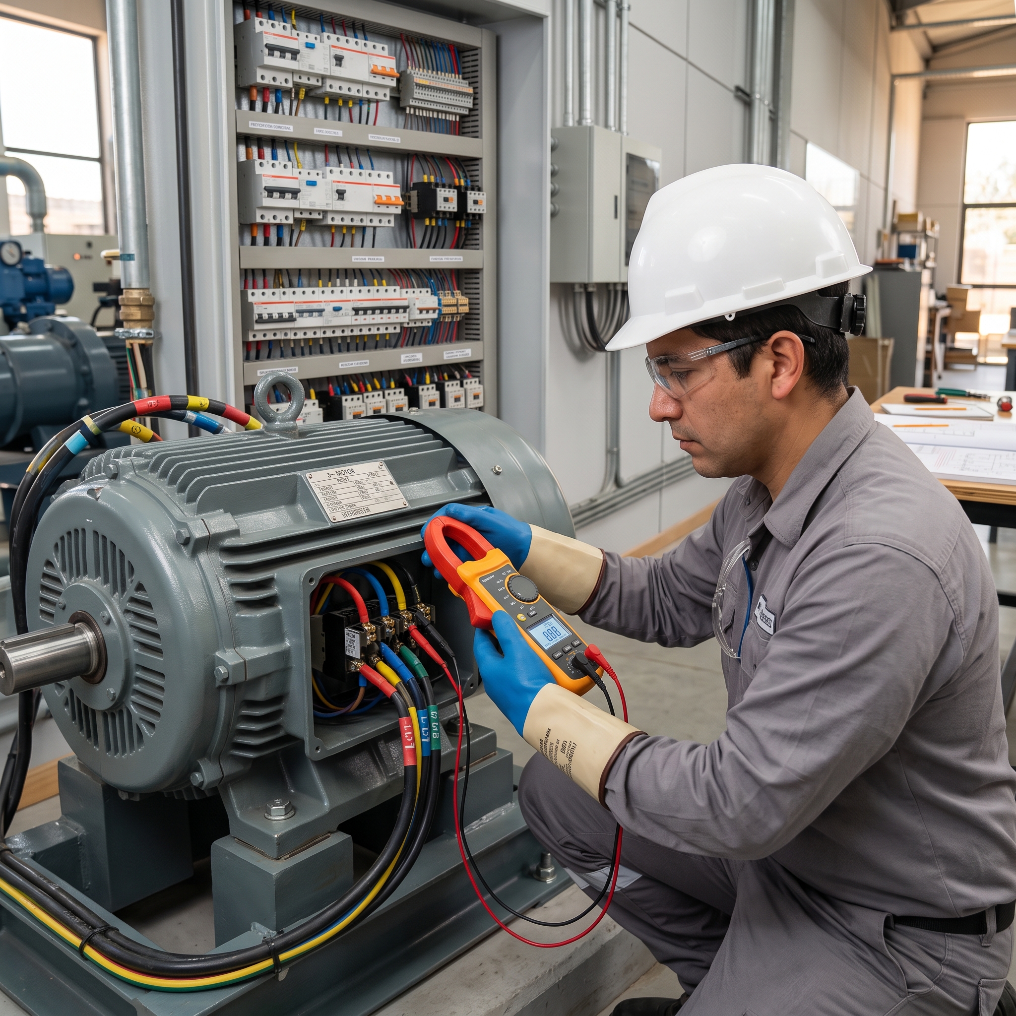 Electricidad Industrial y Motores Trifásicos