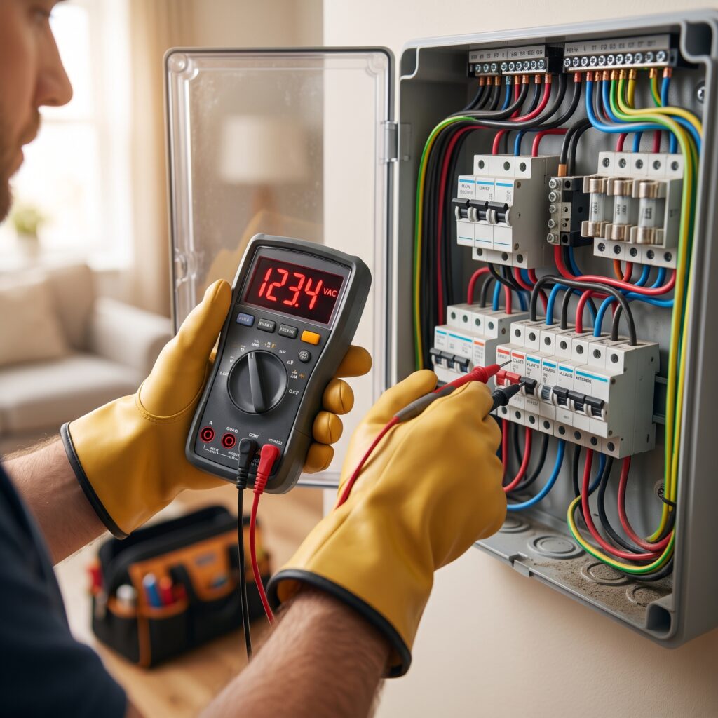 Diagnóstico de Fallas Eléctricas Residenciales